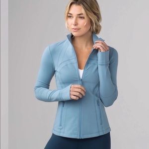 Lululemon Define Jacket (seascape) light blue